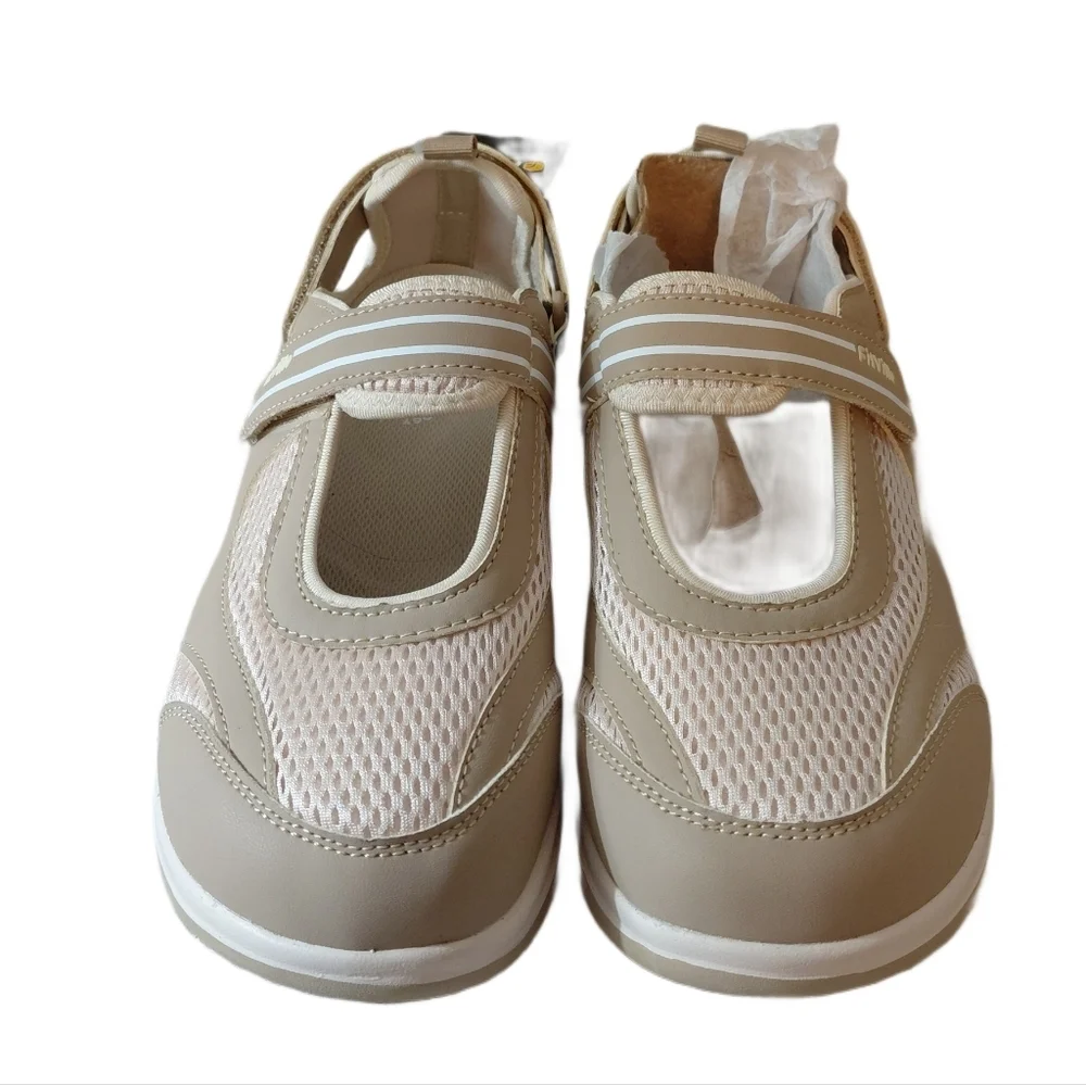 FitVille FlexiWalk Mary Jane Recovery Sneakers Wide Comfort Sandal Size 8 EW